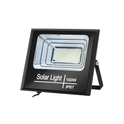 Aigostar - LED Faro solare dimmerabile LED/100W/3,2V IP67 2000 mAh + +TC