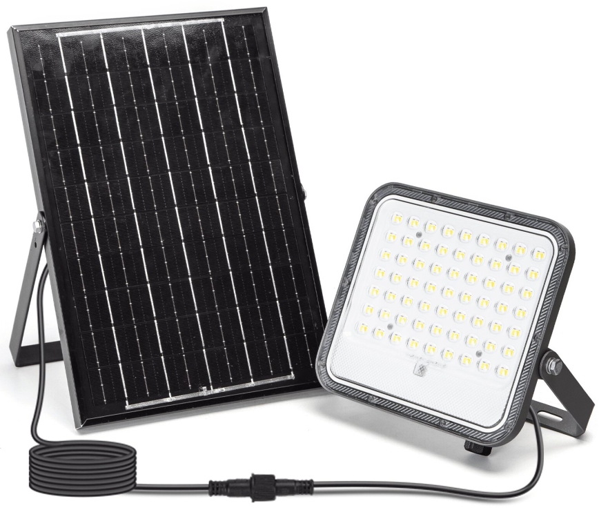 Aigostar - LED Faro solare dimmerabile LED/100W/3,4V 3000/4000/6500K IP66 + telecomando