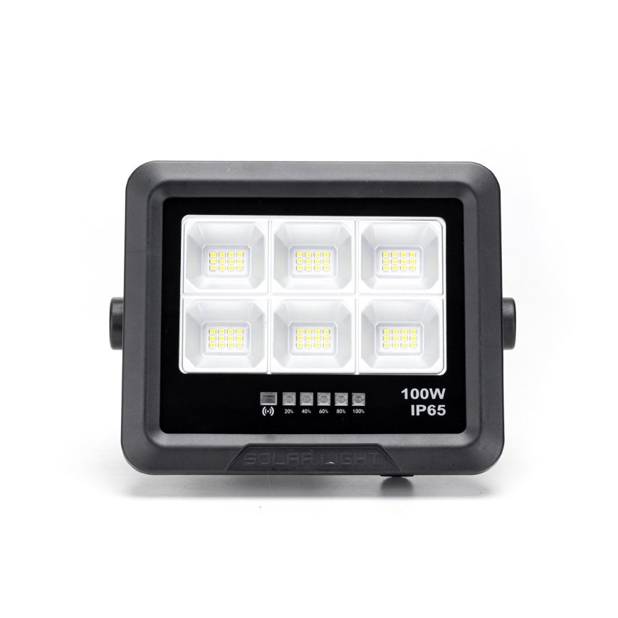 Aigostar - LED Faro solare dimmerabile LED/100W/3,4V IP65 + telecomando