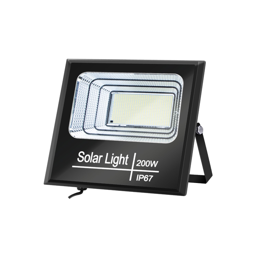 Aigostar - LED Faro solare dimmerabile LED/200W/3,2V IP67 25000 mAh + telecomando