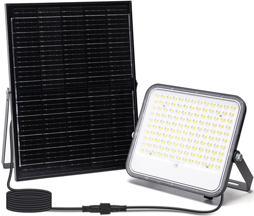 Aigostar - LED Faro solare dimmerabile LED/200W/3,4V 3000/4000/6500K IP66 + telecomando