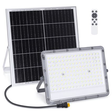 Aigostar - LED Faro solare dimmerabile LED/200W/3,4V 20000 mAh IP65 + telecomando