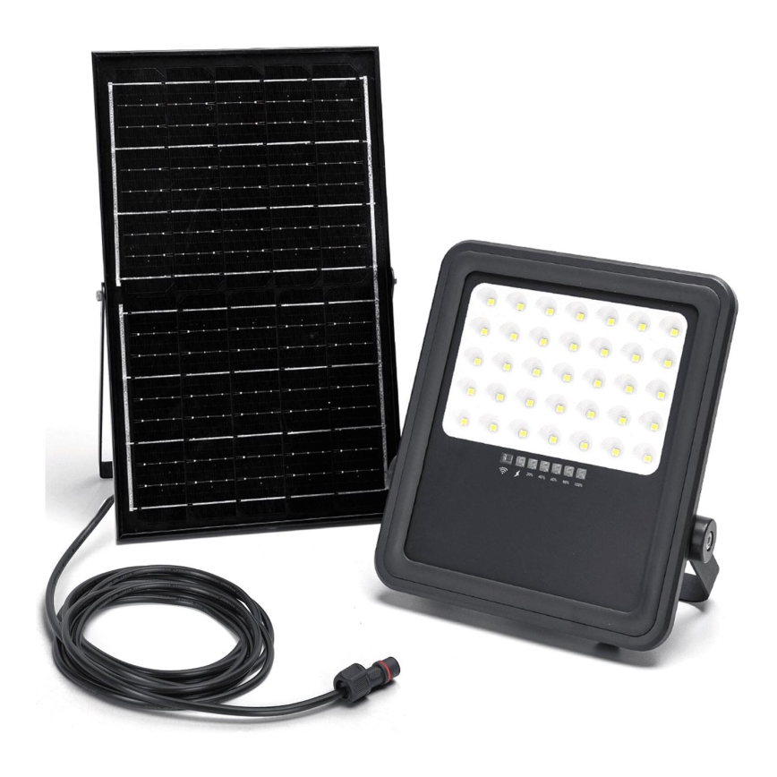Aigostar - LED Faro solare dimmerabile LED/300W/3,4V IP65 20000 mAh + telecomando