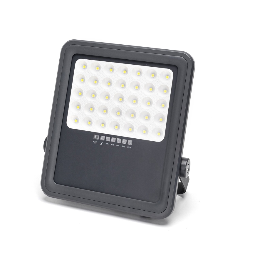 Aigostar - LED Faro solare dimmerabile LED/300W/3,4V IP65 20000 mAh + telecomando