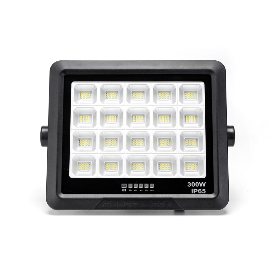 Aigostar - LED Faro solare dimmerabile LED/300W/3,4V IP65 20000 mAh + telecomando