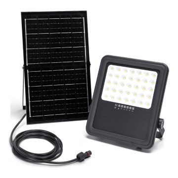 Aigostar - LED Faro solare dimmerabile LED/300W/3,4V IP65 + telecomando
