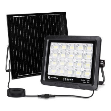 Aigostar - LED Faro solare dimmerabile LED/300W/3,4V IP65 + telecomando