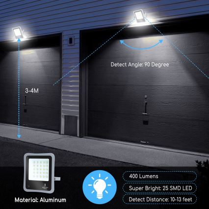 Aigostar - LED Faro solare dimmerabile LED/30W/3,2V 20000 mAh IP67 + +TC