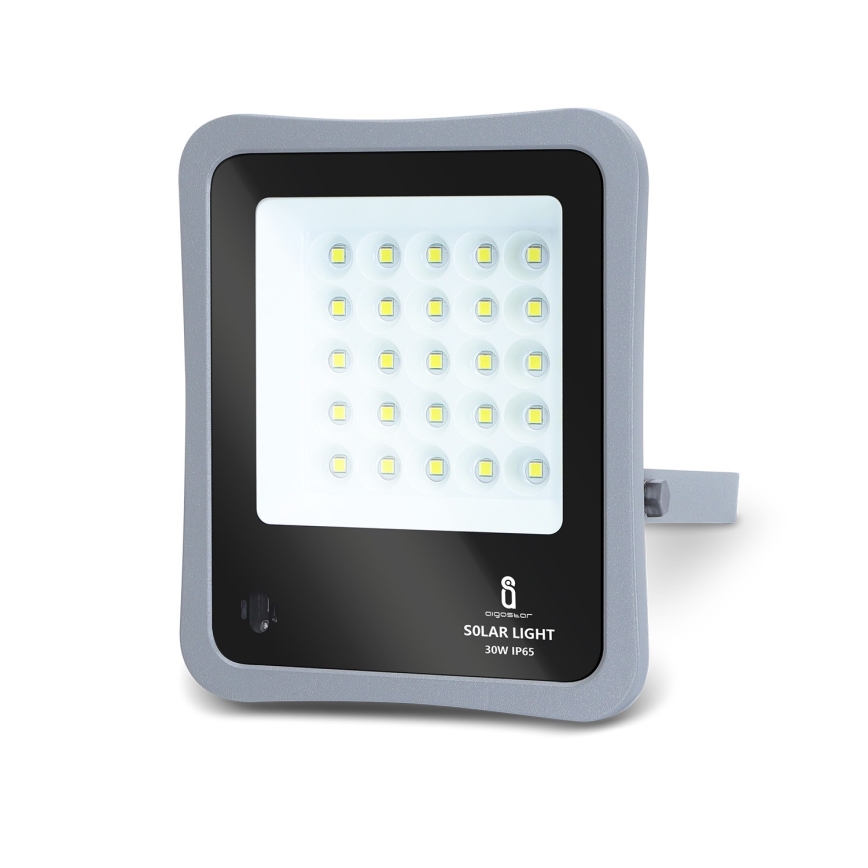 Aigostar - LED Faro solare dimmerabile LED/30W/3,2V 20000 mAh IP67 + +TC