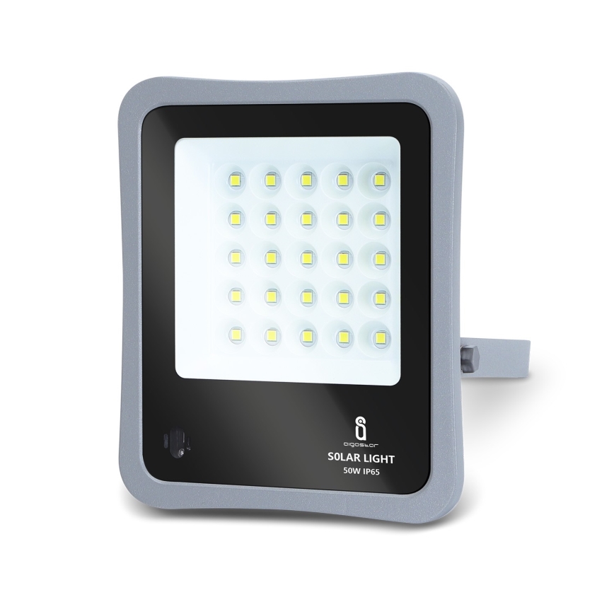 Aigostar - LED Faro solare dimmerabile LED/50W/3,2V IP65 6000 mAh + +TC