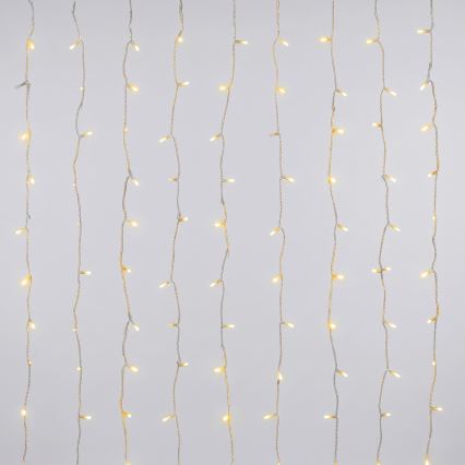 Aigostar - LED ghirlanda natalizia da esterno 120xLED/8 funzioni 3,9x1,2m IP44 bianco caldo