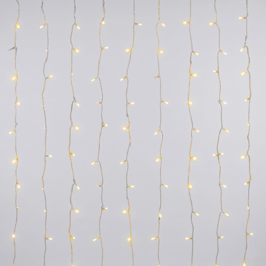 Aigostar - LED ghirlanda natalizia da esterno 120xLED/8 funzioni 3,9x1,2m IP44 bianco caldo