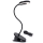 Aigostar - LED Lampada da tavolo ricaricabile dimmerabile con clip LED/3W/5V nero