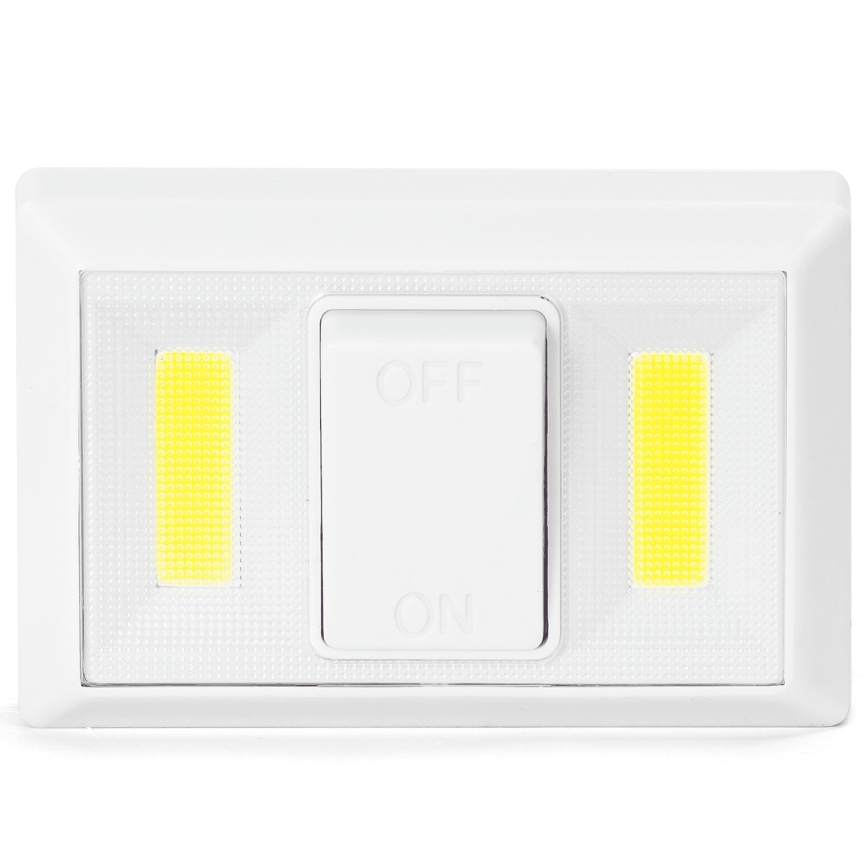 Aigostar - LED Lampada notturna portatile LED/4xAAA 6500K