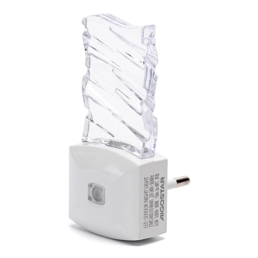 Aigostar - LED Luce notturna con sensore crepuscolare LED/0,2W/230V 3000K