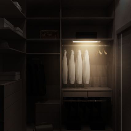 Aigostar - Illuminazione LED ricaricabile per mobili con sensore LED/1,5W/5V 4000K