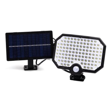 Aigostar - LED Luce solare con sensore di movimento LED/2,4W/3,7V IP65