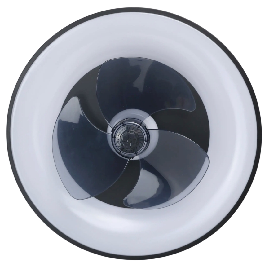 Aigostar - LED Plafoniera dimmerabile con ventilatore MESH LED/40W/230V 2700-6500K nero + telecomando
