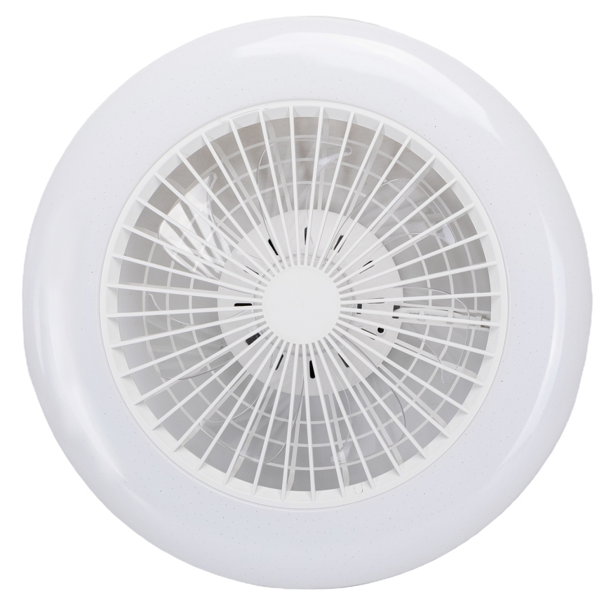 Aigostar - LED Plafoniera dimmerabile con ventilatore MESH LED/40W/230V 2700-6500K bianco + telecomando