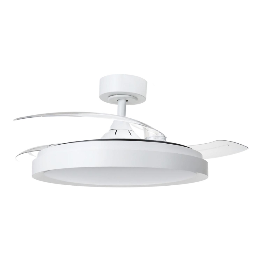 Aigostar - LED Plafoniera dimmerabile con ventilatore MESH LED/50W/230V 2700-6500K nero + telecomando
