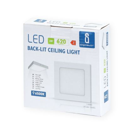 Aigostar - LED Plafoniera LED/6W/230V 12,2x12,2 cm 6500K bianco