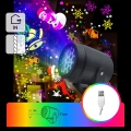 Aigostar - LED Proiettore natalizio a fiocchi di neve LED/5W/230V multicolore