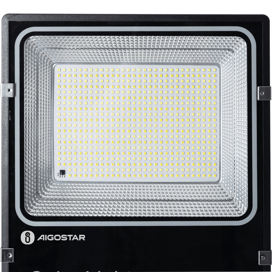 Aigostar - Faro solare a LED/200W/3,2V 3600mAh 3000K/4000K/6500K IP66 + telecomando