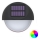 Aigostar - LED RGB Applique solare LED/1W/1,2V nero IP44