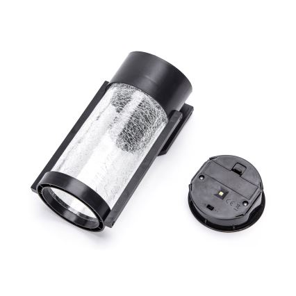 Aigostar - LED RGB Applique solare LED/2W/1,2V nero IP44