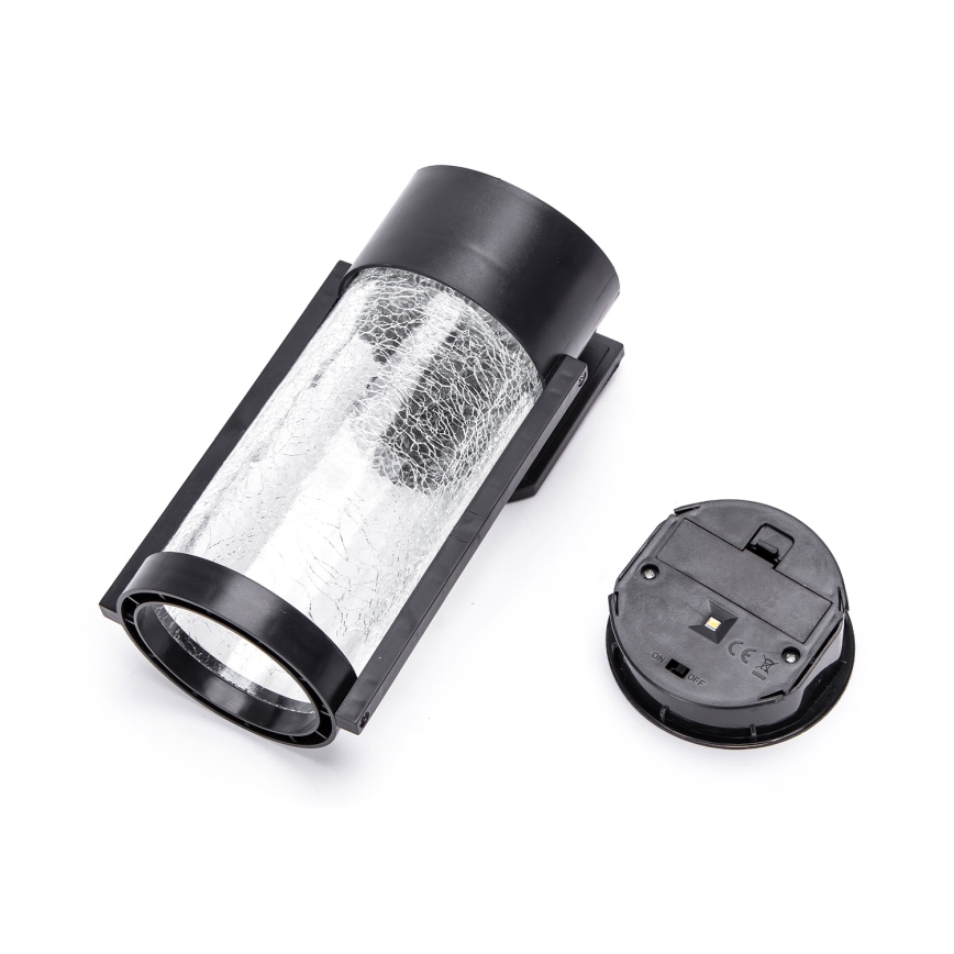 Aigostar - LED RGB Applique solare LED/2W/1,2V nero IP44
