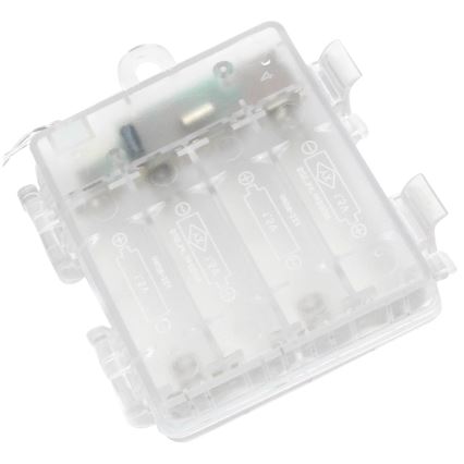Aigostar - LED RGB Catena luminosa natalizia da esterno 50xLED/7 funzioni 4xAA 5,3m IP44 multicolore + telecomando