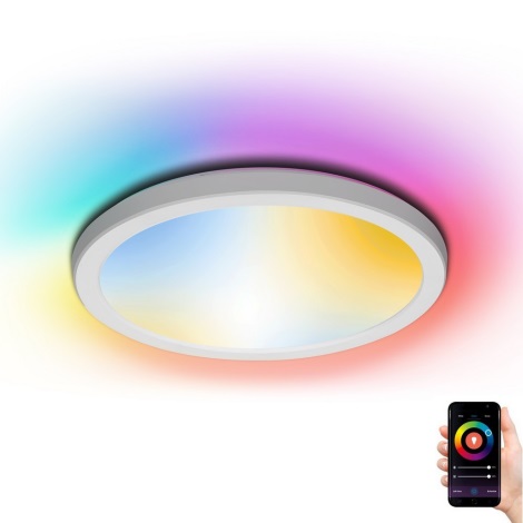Aigostar - LED RGB+CCT Plafoniera LED/22W/230V 2700-6500K Wi-Fi