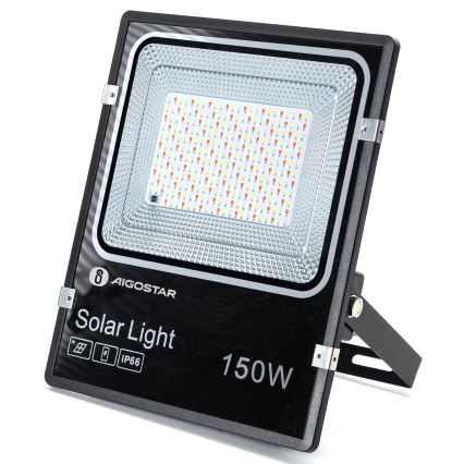 Aigostar - LED RGB Faro solare dimmerabile LED/150W/3,2V IP66 12000 mAh + telecomando