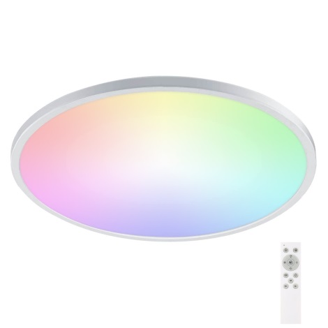 Aigostar - LED RGB Plafoniera dimmerabile da bagno LED/24W/230V 3000-6500K diametro 42 cm IP44 + telecomando