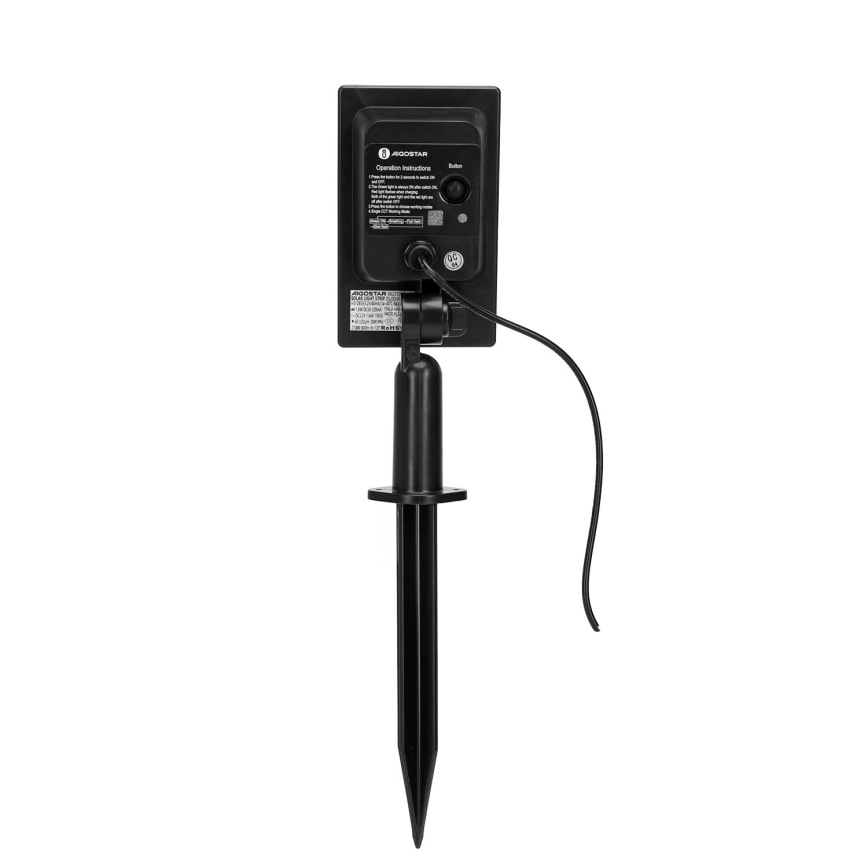 Aigostar - LED RGB Striscia solare dimmerabile LED/1,6W/3,2V 5 m IP65 1800 mAh + telecomando