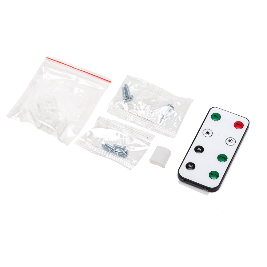 Aigostar - LED RGB Striscia solare dimmerabile LED/5W/3,2V 5+2m IP65 4000 mAh + telecomando