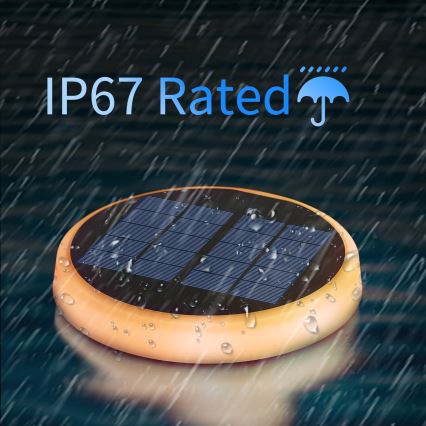 Aigostar - LED RGBIC Lampada solare LED/0,6W/3,7V IP65