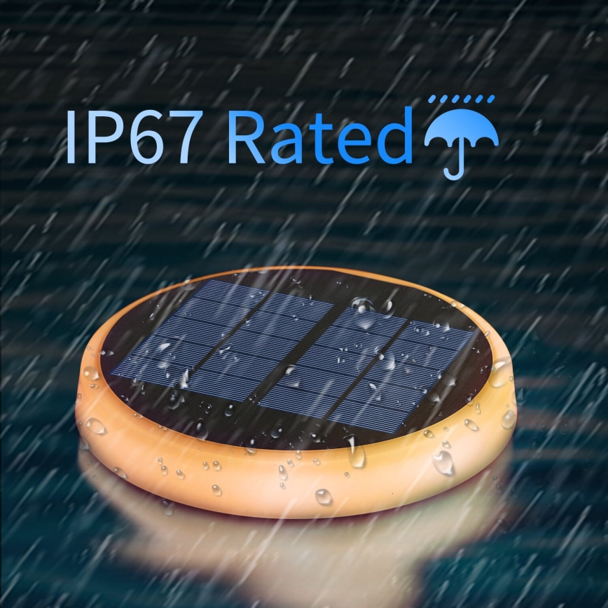Aigostar - LED RGBIC Lampada solare LED/0,6W/3,7V IP65