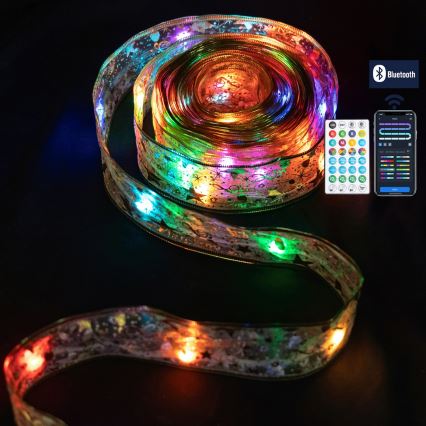 Aigostar - LED RGBICW Catena luminosa natalizia intelligente da esterno MESH 100xLED 10 m IP44 + telecomando