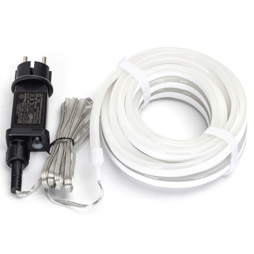 Aigostar - LED RGBICW Catena luminosa natalizia intelligente da esterno MESH 150xLED 5m IP44 + telecomando