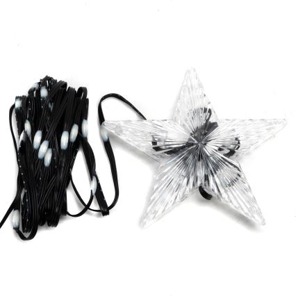 Aigostar - Catena luminosa natalizia Smart da esterno LED RGBICW MESH 50xLED 5m IP44 + telecomando