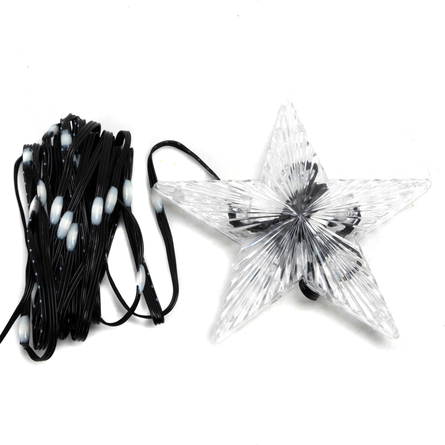 Aigostar - Catena luminosa natalizia Smart da esterno LED RGBICW MESH 50xLED 5m IP44 + telecomando