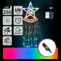 Aigostar - LED RGBICW MESH decorazione natalizia intelligente per esterni 250xLED/230V 2,5m IP44 + telecomando
