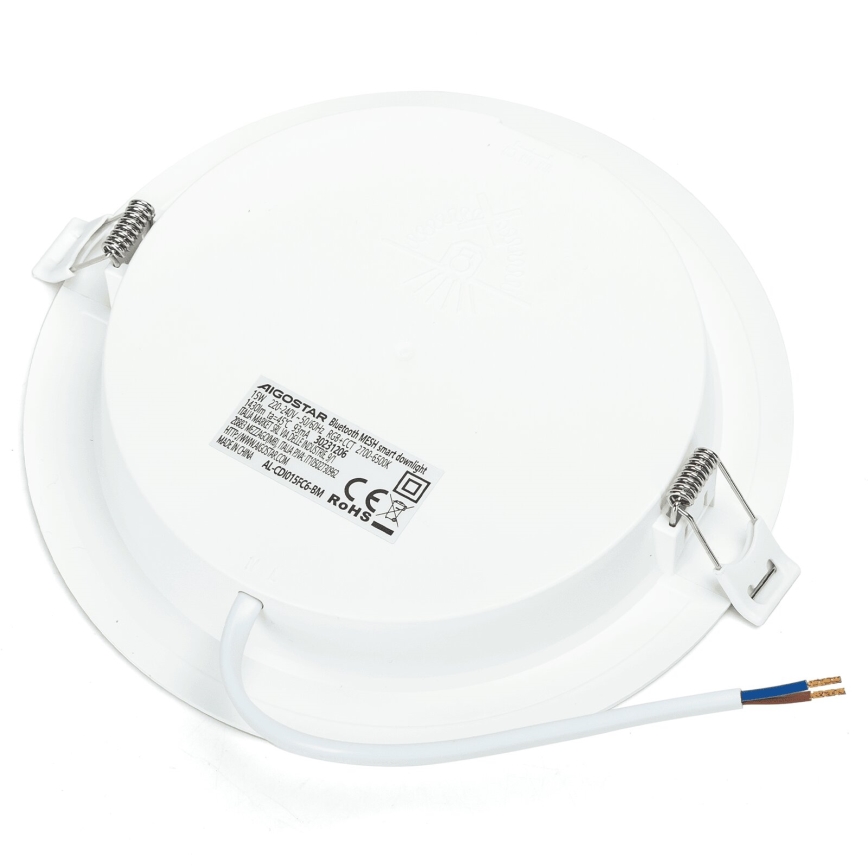 Aigostar - Lampada da incasso dimmerabile LED RGBW MESH LED/15W/230V 2700-6500K diam. 17 cm