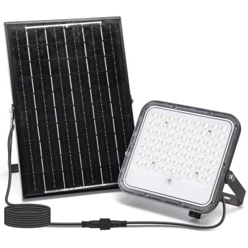 Aigostar - LED RGBW Faro solare dimmerabile LED/100W/3,4V IP66 + telecomando