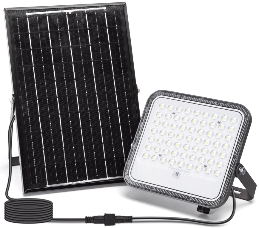 Aigostar - LED RGBW Faro solare dimmerabile LED/100W/3,4V IP66 + telecomando