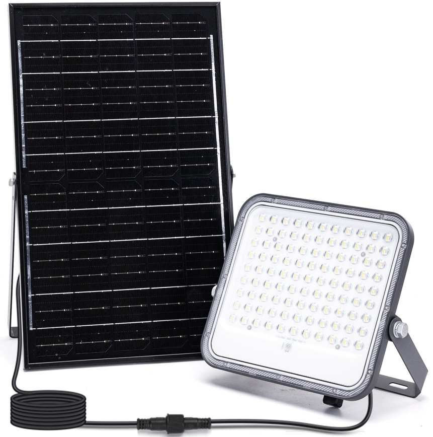 Aigostar - LED RGBW Faro solare dimmerabile LED/150W/3,4V IP66 + telecomando