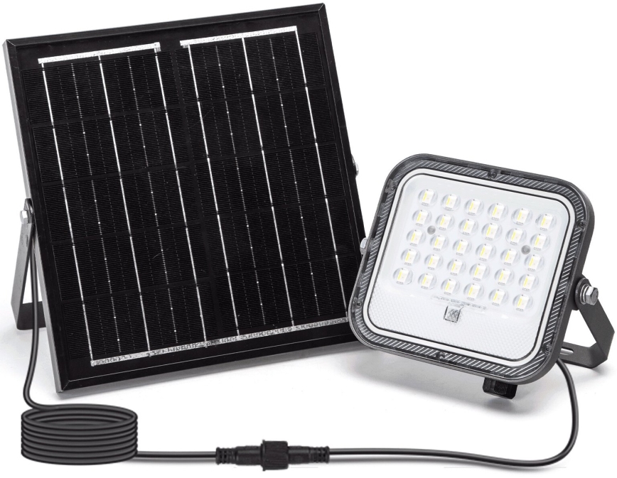 Aigostar - LED RGBW Faro solare dimmerabile LED/50W/3,4V IP66 + telecomando