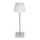 Aigostar - LED RGBW Lampada da tavolo ricaricabile dimmerabile per esterni LED/4W/5V 3600mAh bianco/cromo opaco IP54