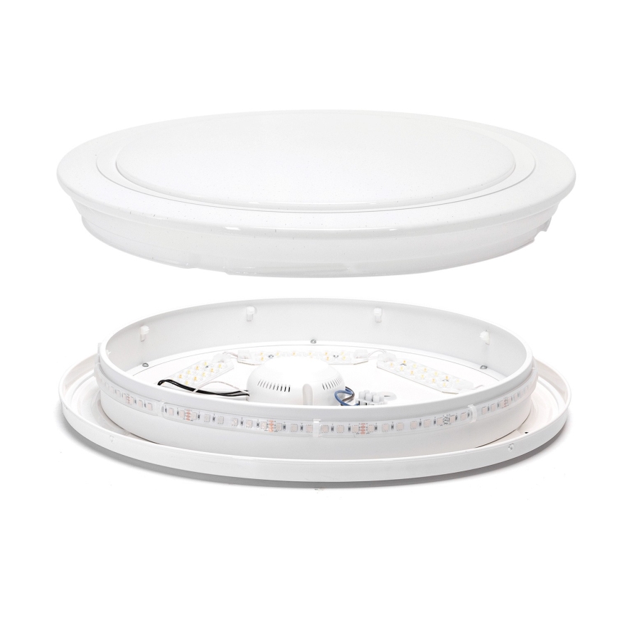 Aigostar - LED RGBW Lampada da bagno dimmerabile LED/27W/230V 40 cm Wi-Fi IP44